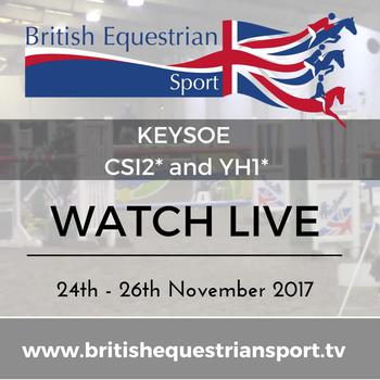 Live streaming from Keysoe CSI** International starts Friday!